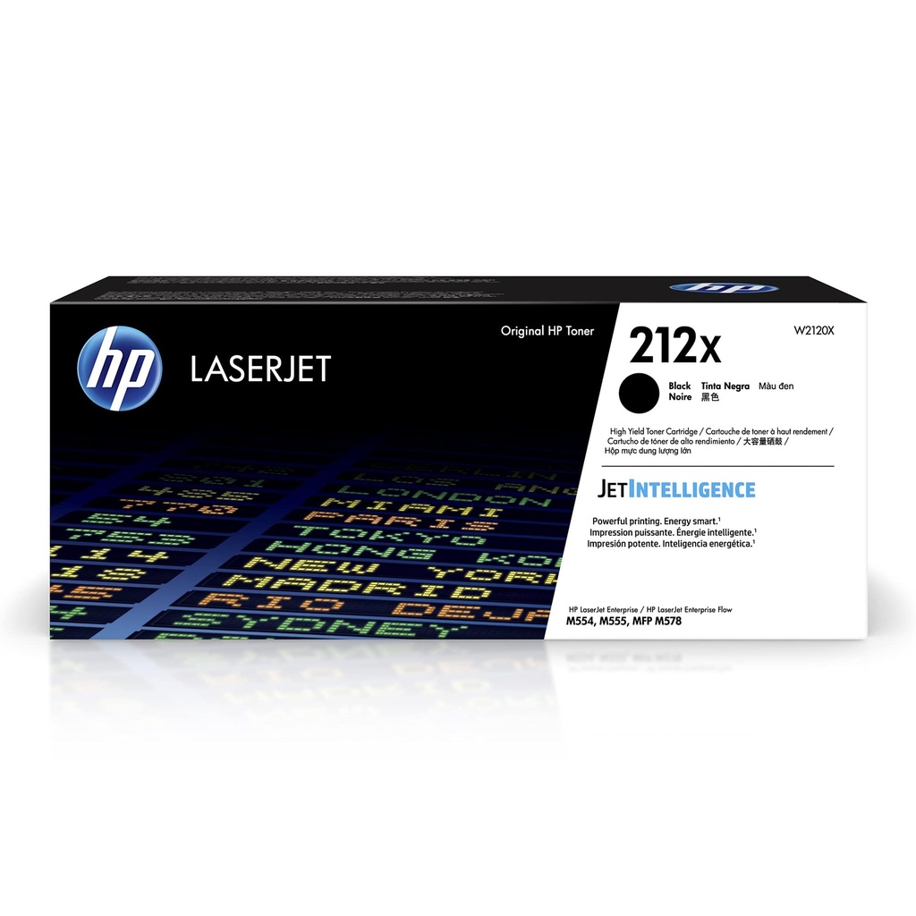 TONER HP 212X - W2120X - BLACK - 13,000 PAGINAS - PARA LASERJET COLOR - M554DN - M555DN - M578DN
