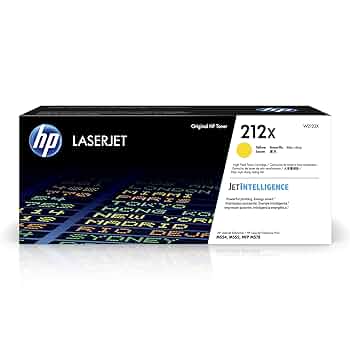 TONER HP 212X - W2122X - YELLOW - 10,000 PAGINAS - PARA LASERJET COLOR - M554DN - M555DN - M578DN