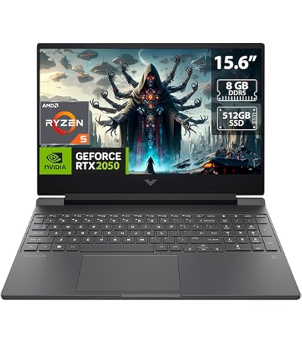 LAPTOP HP VICTUS 15-FA1030 GAMING 15.6" IPS FHD 144HZ, I5-12450H 8 CORES (1X SLOT DISPONIBLE), 8GB, 512GB SSD M.2, GRAFICOS RTX 2050 4GB DDR6, PUERTOS 2X USB 3.1, 1X HDMI 2.1, 1X GBE LAN, LECTOR DE TARJETA SD, BACKLIT, WIFI 6, BT 5.2, WINDOW 11 INGLES, MICA SILVER (8H4N7UA)