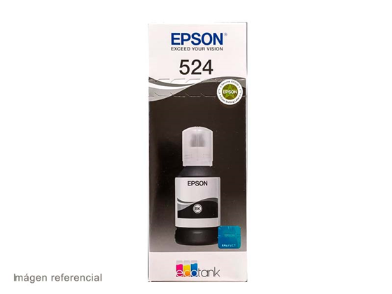 BOTELLA DE TINTA EPSON T524 NEGRO T524120-AL  PARA IMPRESORAS L5150, L5160