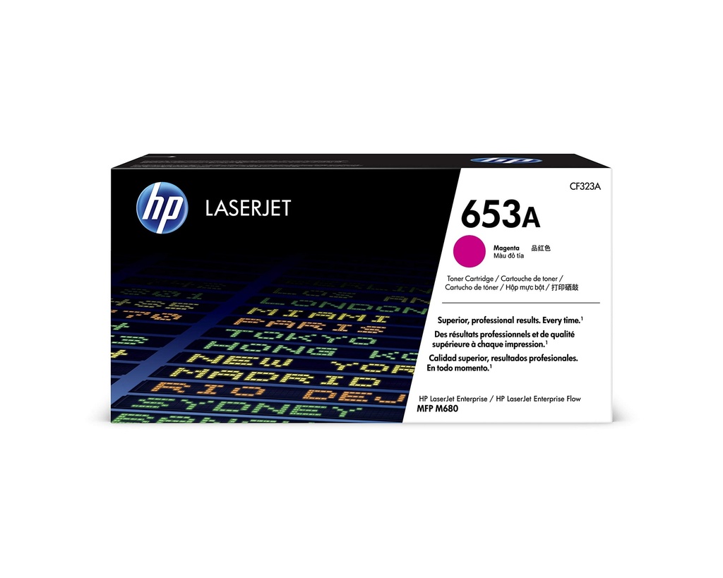TONER HP 653A - CF323A - MAGENTA - 16,500 PAGINAS - PARA IMPRESORA LASERJET M680