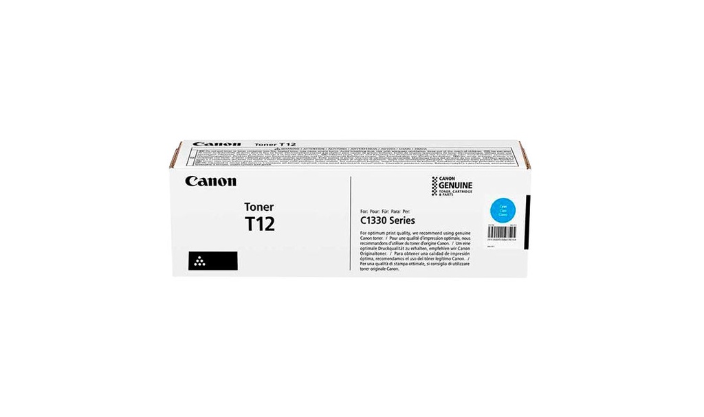 TONER CANON T12 CYAN - 5,300 PAG (5097C005AA)