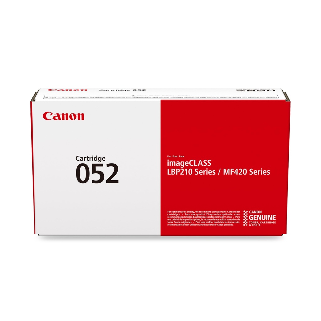 TONER CANON 052 NEGRO - 3,100 PAG (2199C001AA)