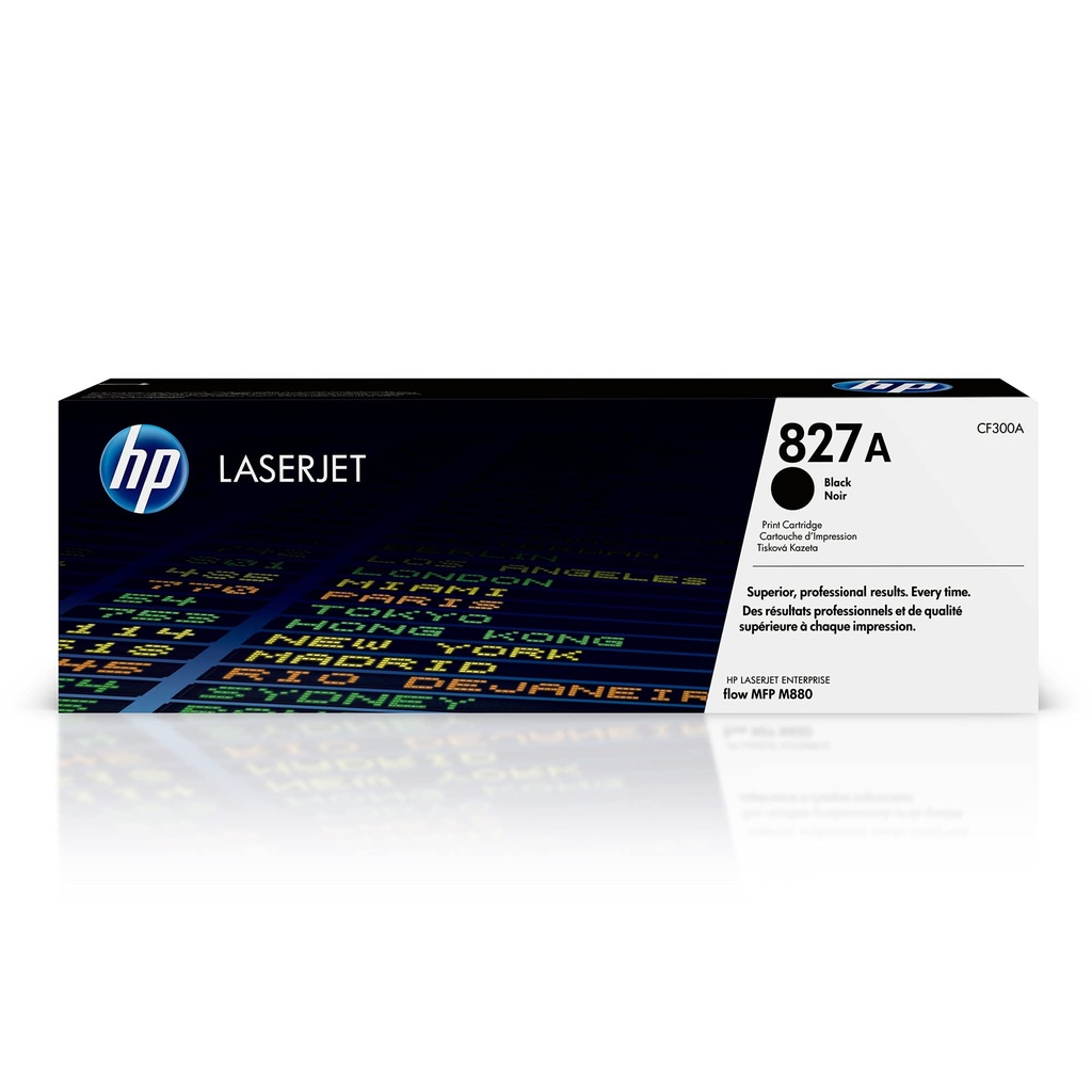 TONER HP 827A - CF300A - NEGRO - 29,500 PAGINAS - PARA IMPRESORAS ENTERPRISE COLOR M880Z, M880Z+