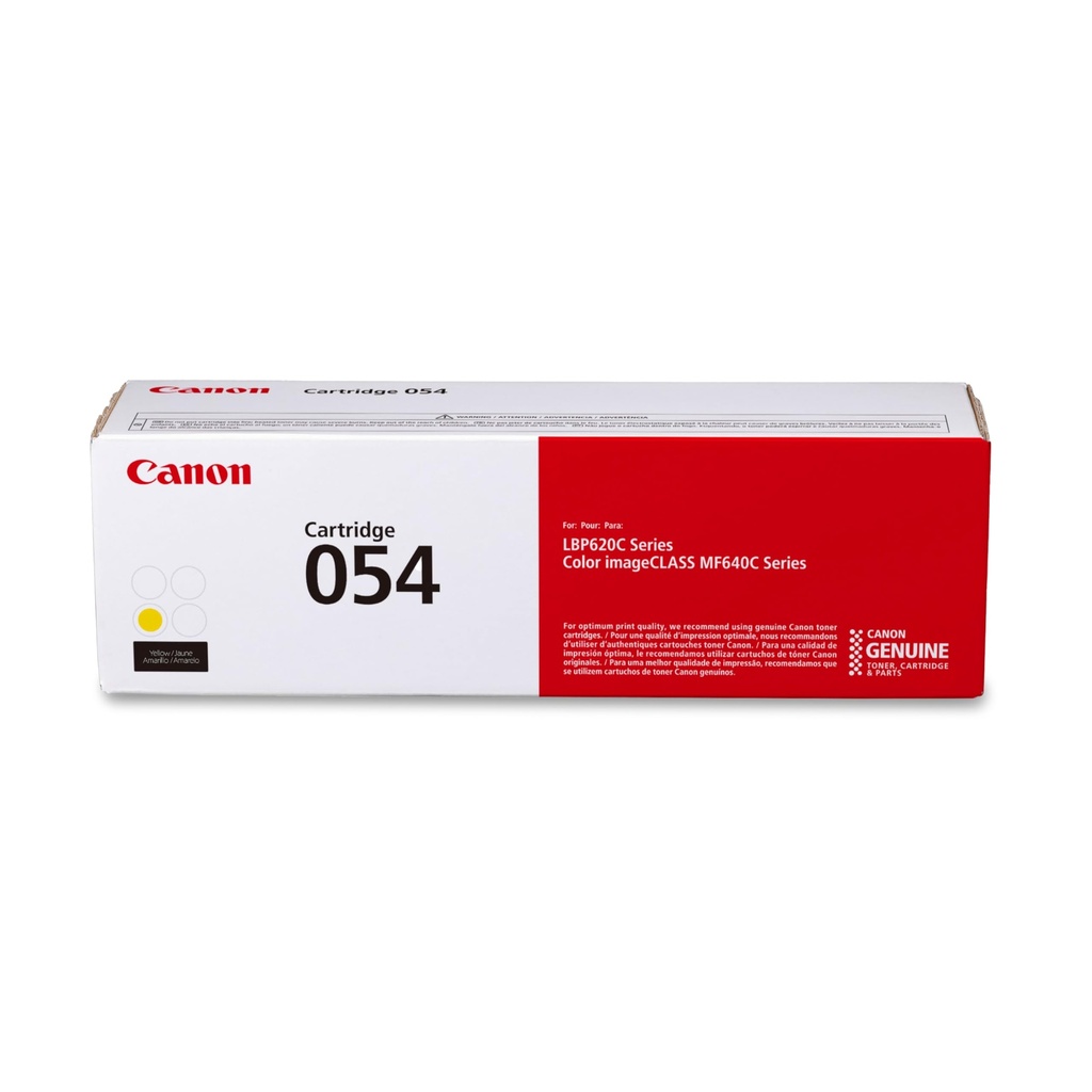 TONER CANON 054 AMARILLO - 1,500 PAG (3021C001AA)