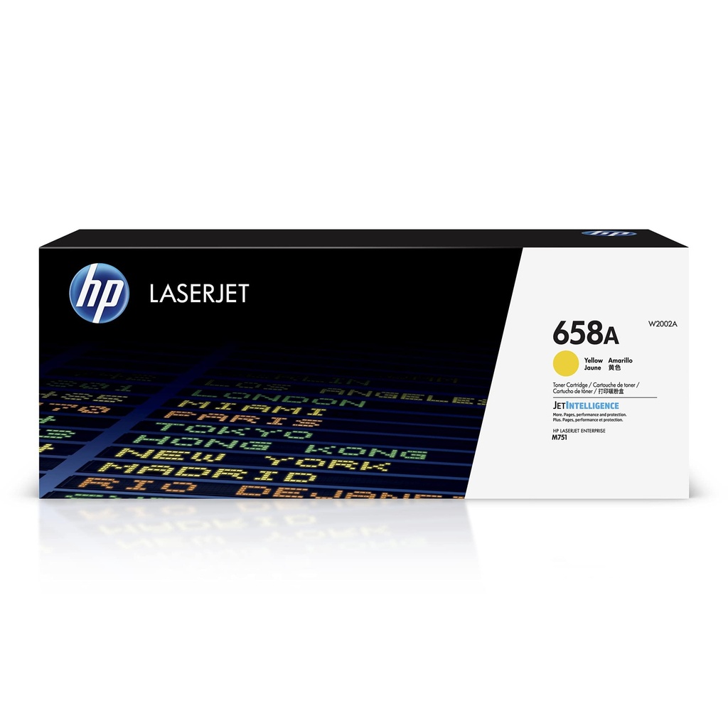 TONER HP 658A - W2002A - YELLOW - 6,000 PAGINAS - PARA IMPRESORA COLOR LASERJET - M751N - M751DN