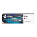 CARTUCHO HP 974X - L0S02AL - MAGENTA - ALTO RENDIMIENTO - 82ML - PARA IMPRESORA PAGEWIDE PRO 452DW / 577DW / 477DW