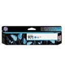 CARTUCHO HP 971 - CN622AM - CYAN - 24.5ML - PARA IMPRESORAS OFFICEJET PRO X476DW / X576DW / X451DW