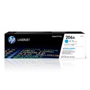 TONER HP 206A - W2111A - CYAN - 1,250 PAGINAS - PARA IMPRESORA COLOR LASERJET - M255DW - M255NW - M282FDW - M282NW - M283NW - M283FDW